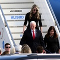 Il vicepresidente Usa Mike Pence in visita a Roma