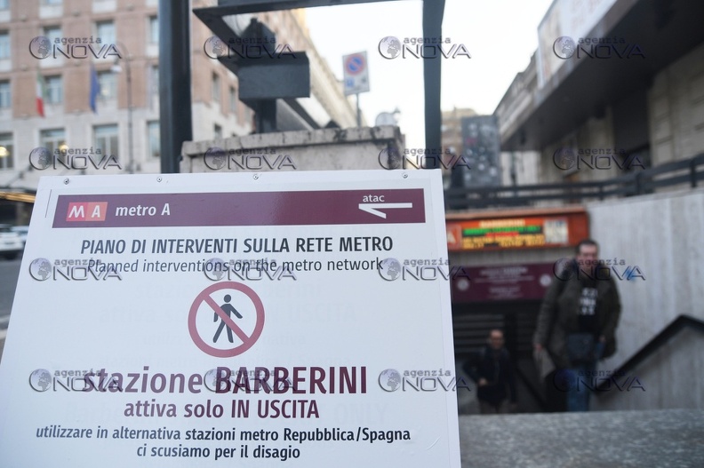 Riaperta la fermata metro Barberini