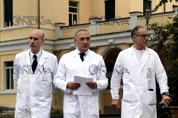 Coronavirus, Zingaretti incontra i medici dello Spallanzani
