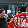 Regione Lazio, protesta dei comitati di lotta per la casa