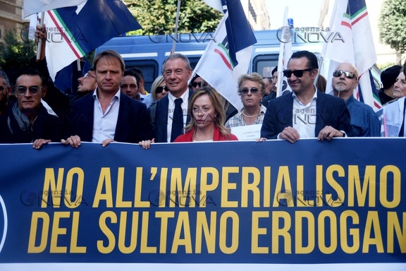 Fd'I, No all'imperialismo del sutano Erdogan