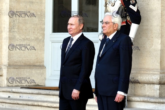 Putin incontra Mattarella