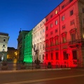 Palazzo Chigi tricolore 