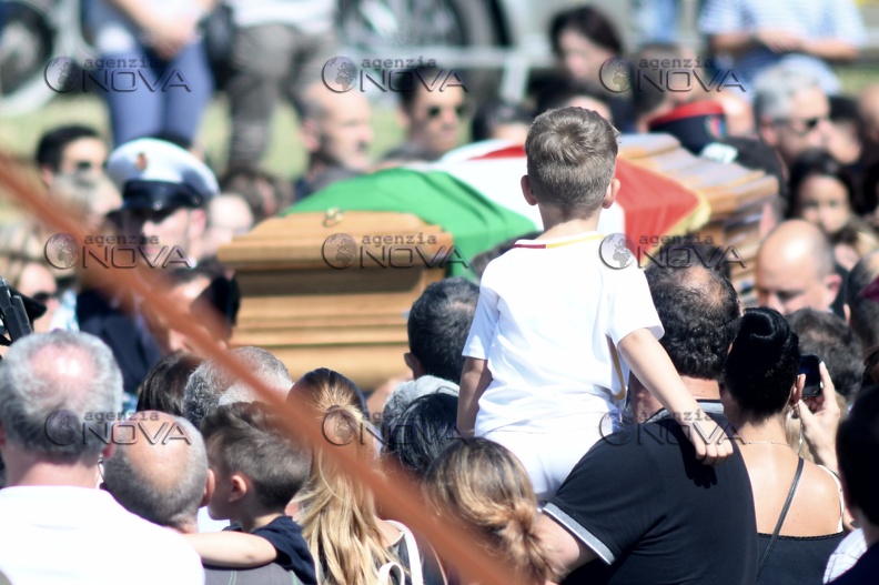 Funerali di Emanuele Crestini, il sindaco di Rocca di Papa