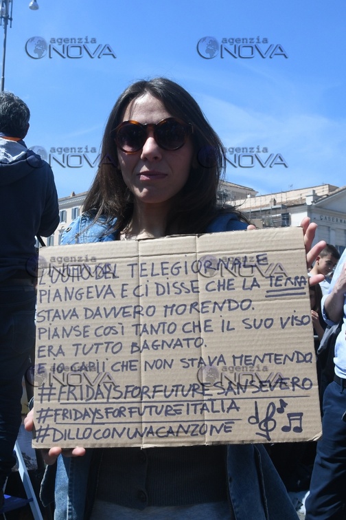 Greta Thunberg a Roma