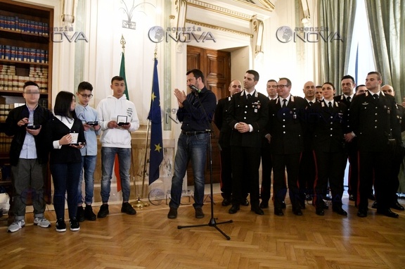 Salvini incontra studenti San Donato Milanese