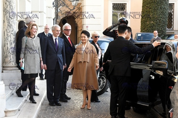  Peng Liyuan visita Palazzo Colonna