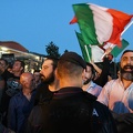 Proteste per l'arrivo dei mMigranti a Rocca di Papa