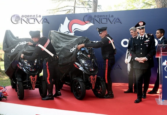 Veicoli Quooder per i carabinieri