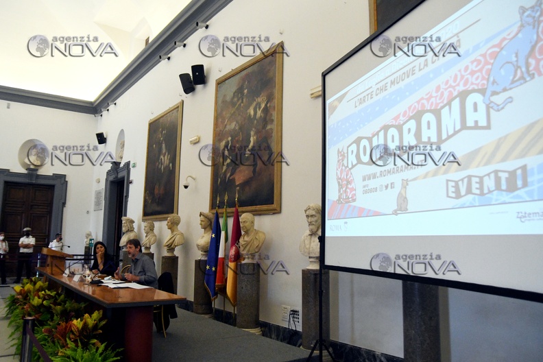 Roma, Cultura: presentazione di "Romarama, l'arte che muove la città". 