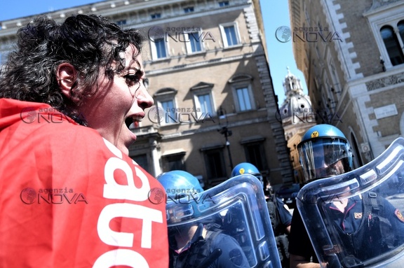 Roma, Lavoratori dello spettacolo in protesta