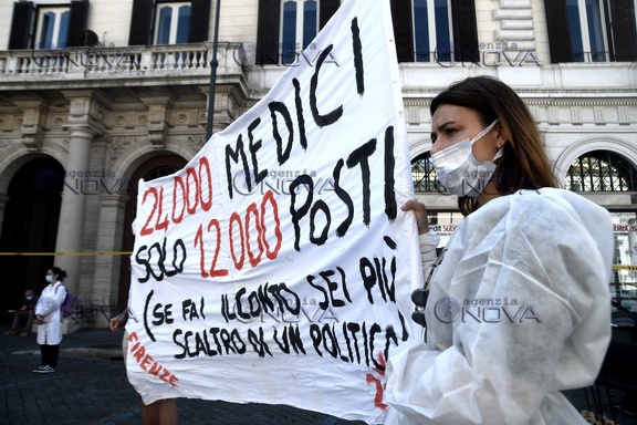 Protesta medici specializzandi 