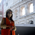 Raggi visita il cantiere della metro c   Colosseo
