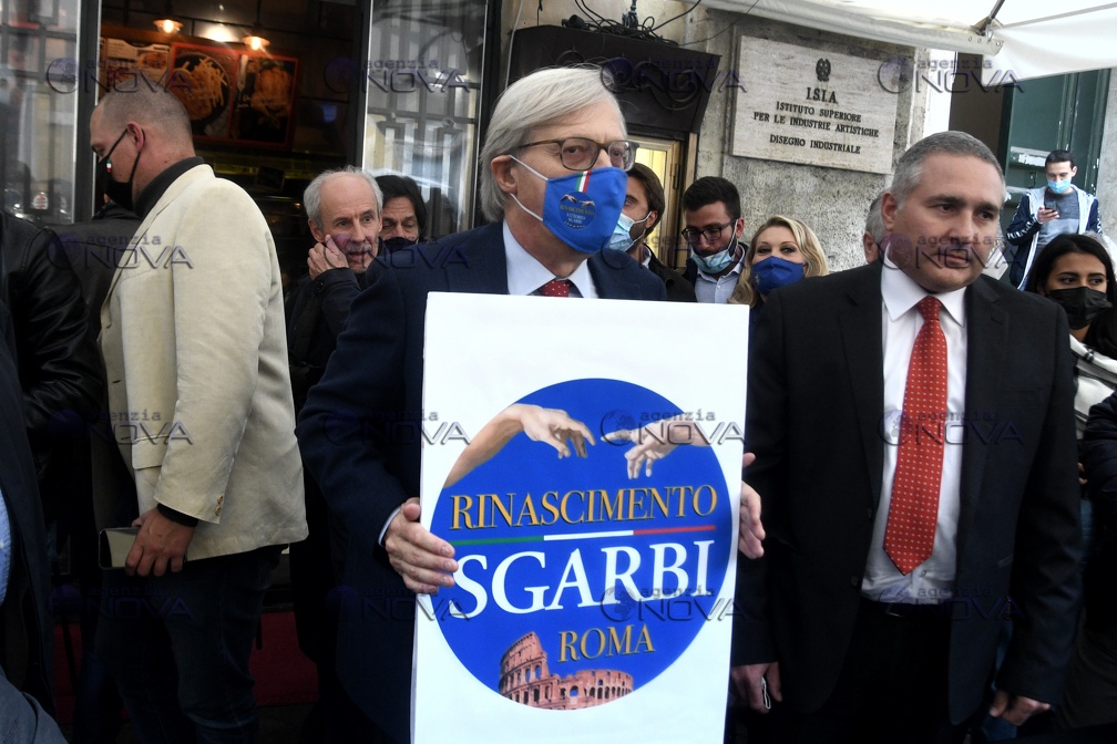 Vittorio Sgarbi candidato Sindaco di Roma