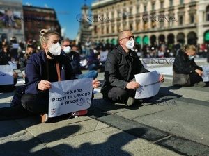 Proteste degli esercenti a Milano 
