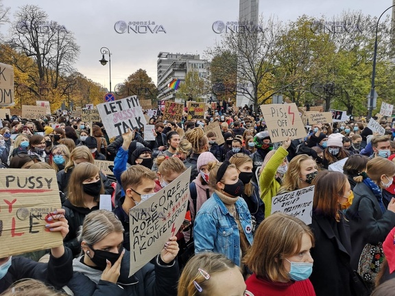Proteste contro il governo in Polonia 
