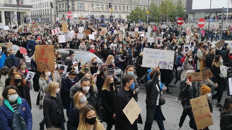 Proteste contro il governo in Polonia 