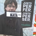 Manifesti Puigdemont elezioni Catalogna