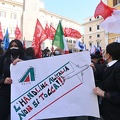 Manifestazione dei lavoratori del trasporto aereo
