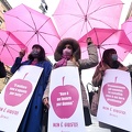 8 marzo: donne a flash mob "Non una di meno" al Mef, "essenziale è la nostra lotta"