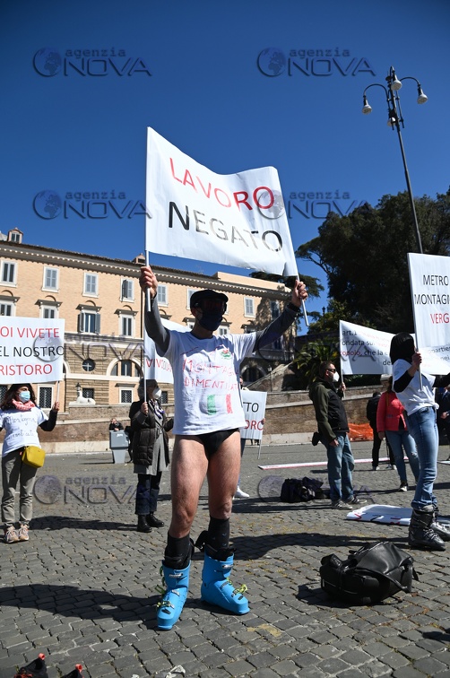 Roma, protesta autonomi e partite iva