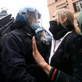 Roma, protesta dei lavoratori Alitalia 