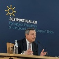 Draghi -conferenza stampa al vertice di Oporto 8