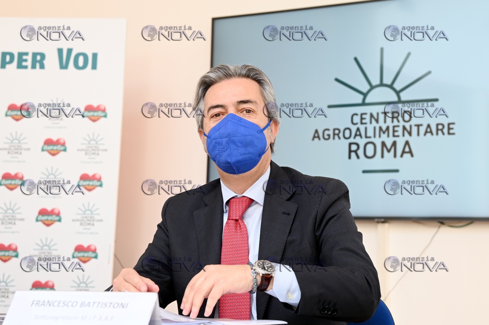 Il sottosegretario Battistoni visita il Centro Agroalimentare Romano