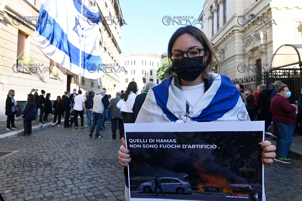 Israele, manifestazione di solidarietà a Roma