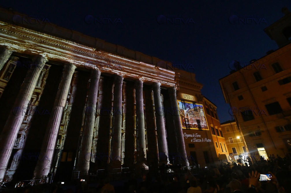 Roma, si riaccendono le "Luci sul Tempio di Adriano"