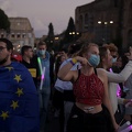 Roma, corteo studenti Erasmus