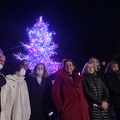 Roma, La Sapienza, acceso albero di Natale