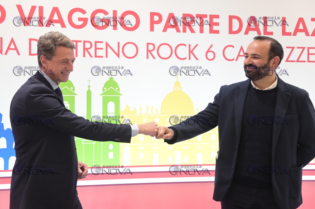 Roma, Consegna nuovo treno Rock di Trenitalia per la Regione Lazio
