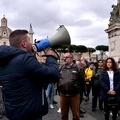 Roma, manifestazione no green pass