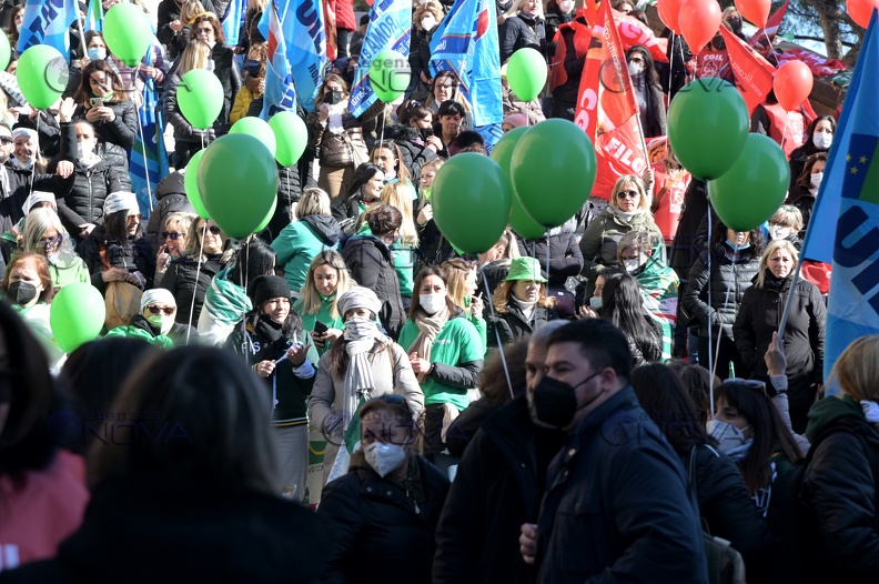Roma, protesta lavoratori delle mense