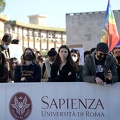 Roma, manifestazione della pace a La Sapienza