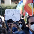 Roma, manifestazione della pace a La Sapienza