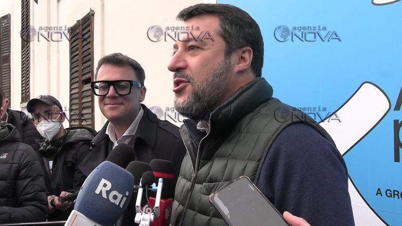 Matteo Salvini a Monza - su elezioni
