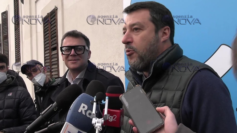Matteo Salvini a Monza - su san siro