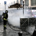 Roma: incendio all'altezza della stazione Termini