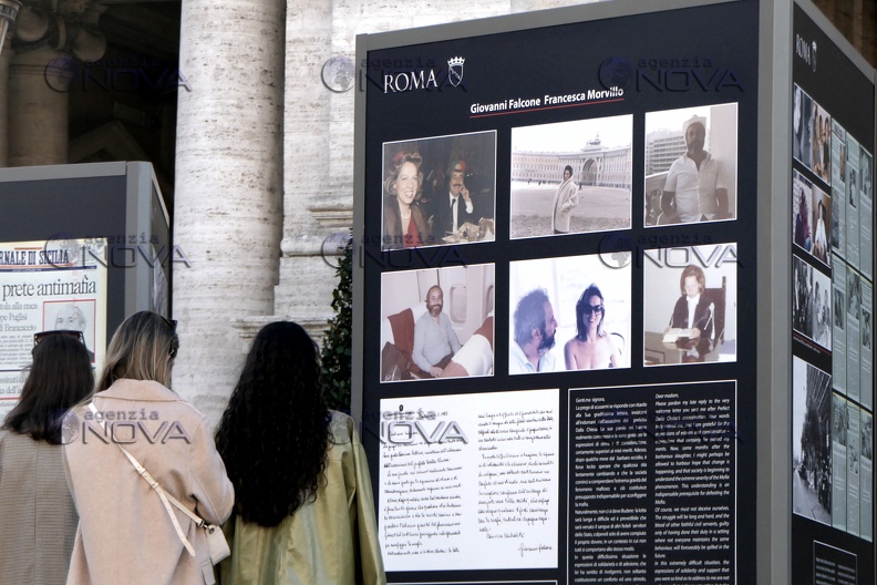 Mafie: una mostra in piazza del Campidoglio a Roma per ricordare le vittime invisibili - foto 7