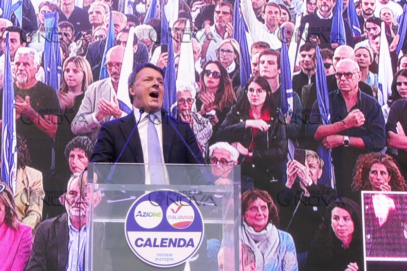Elezioni: a Roma il comizio conclusivo della campagna elettorale del Terzo polo - foto 5