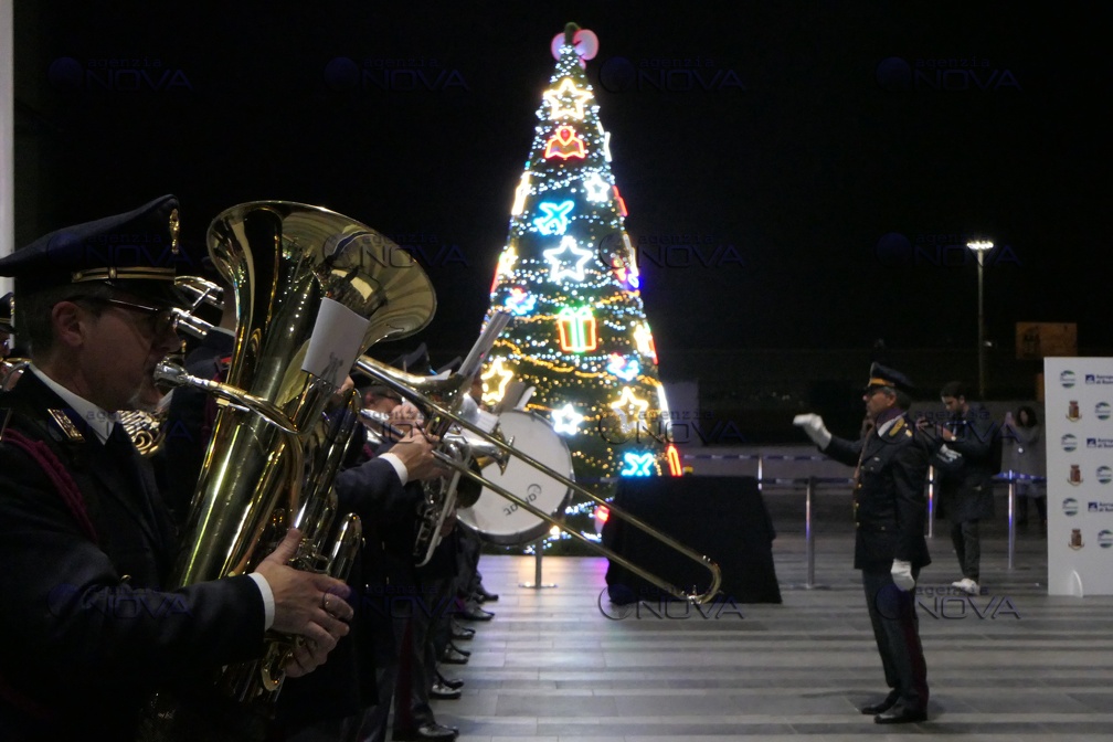 Natale, all'aeroporto di Fiumicino concerto e accensione dell'albero