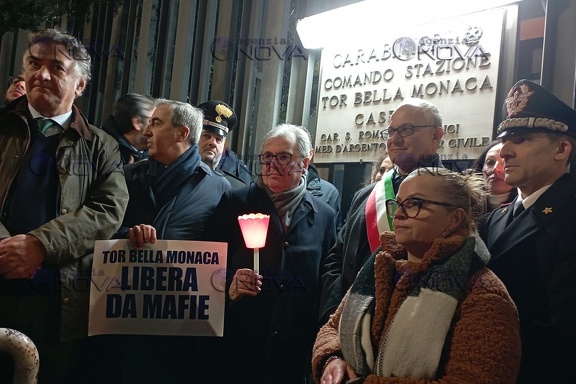 Roma, fiaccolata per la legalità a Tor Bella Monaca