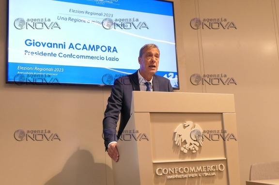 Lazio 2023: Confcommercio incontra i candidati