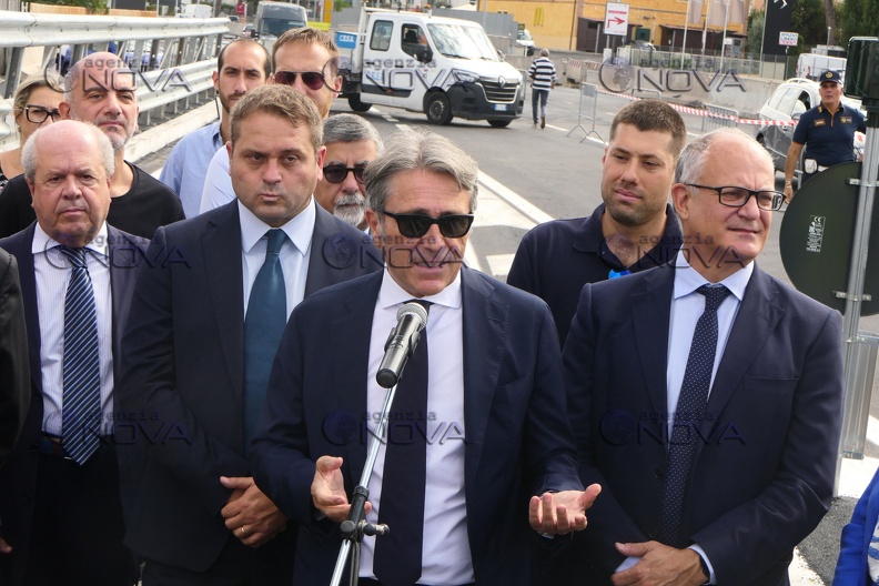 Il sindaco di Roma, Roberto Gualtieri inaugura tratto di via Tiburtina