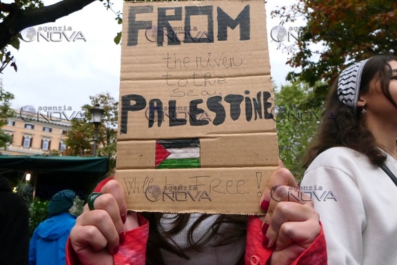 Roma, manifestazione per la Palestina 