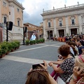 Roma, Papa Francesco in campidoglio