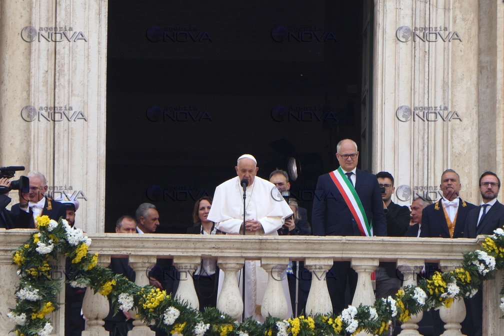 Roma, Papa Francesco in campidoglio