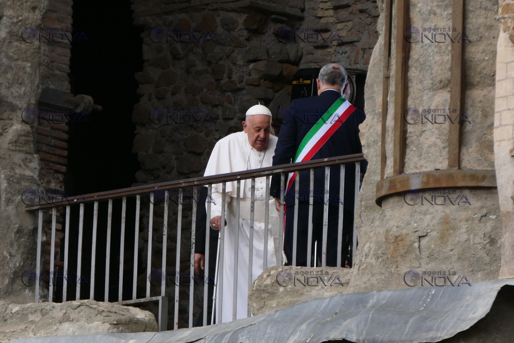 Roma, Papa Francesco in campidoglio